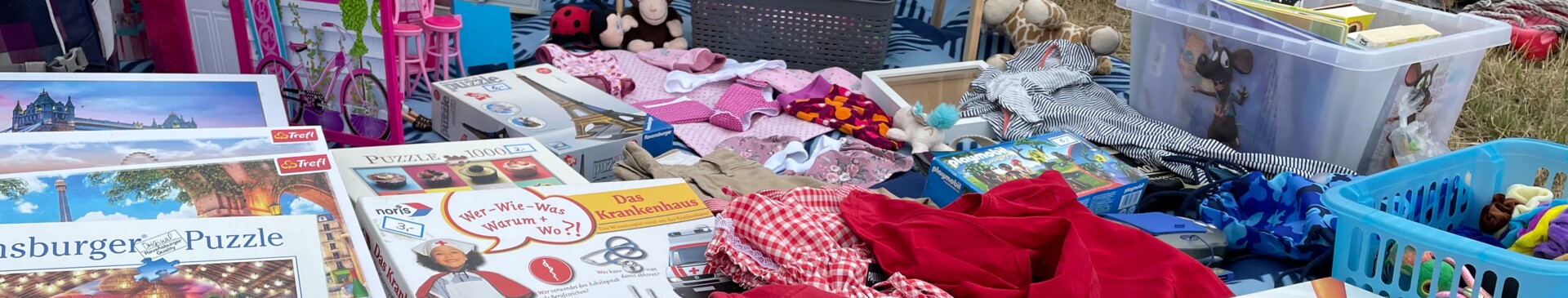 Schätze auf dem Flohmarkt für Kinder auf der Geester Seemeile