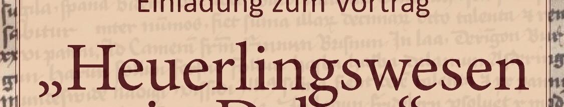 Anzeige zum Vortrag Heuerlingswesen - 1025 Jahre Dalum 4c