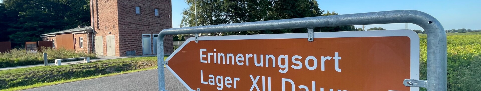 Erinnerungsort Lager XII Dalum - Wegweiser Gemeinde Geeste