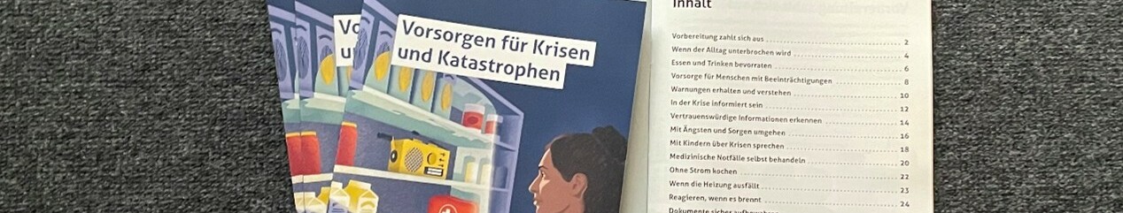 BBK Broschüre Wegweiser durch den Notfall im Rathaus erhältlich
