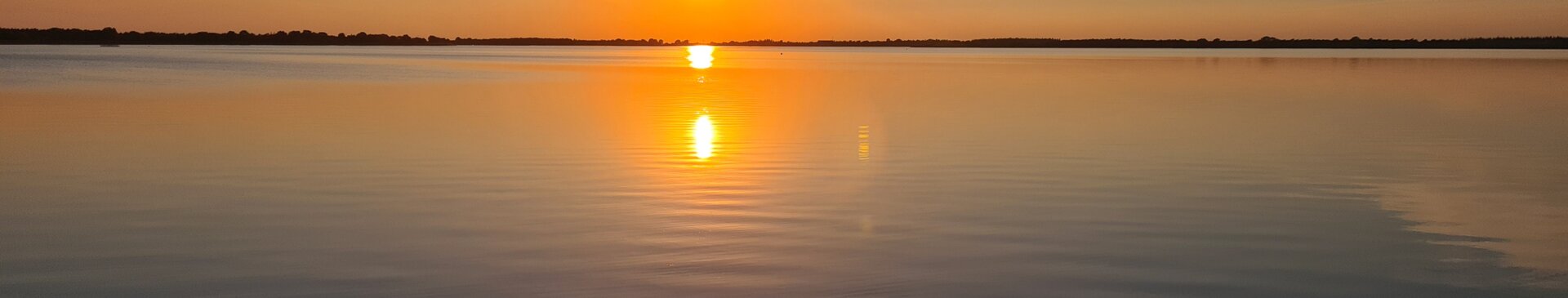 Sonnenuntergang Speichersee