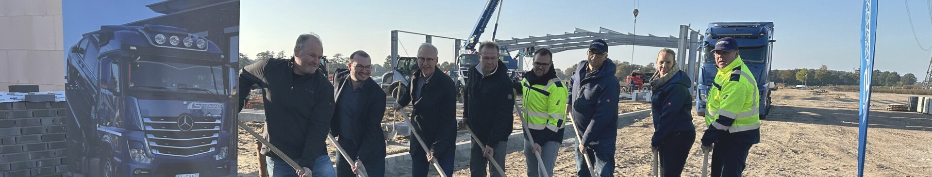 Erster Spatenstich Sandmann Transporte 20.10.2026
