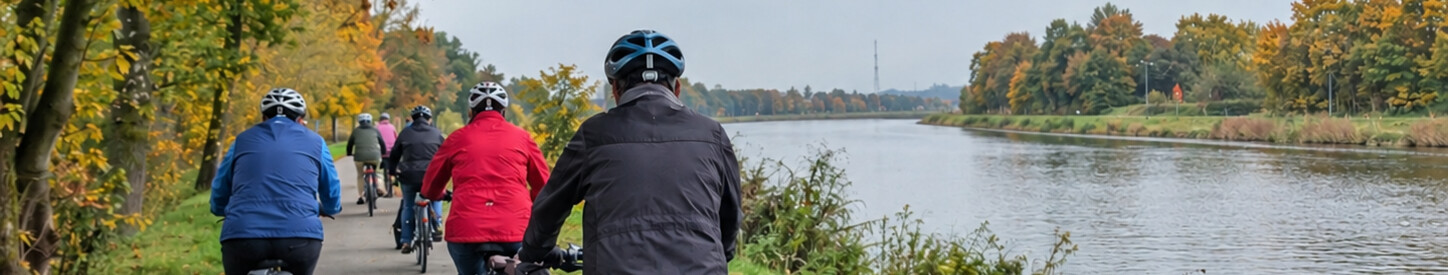 Radfahren im Herbst am Kanal - Geführte Radtouren in Geeste ai