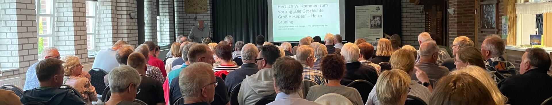 1025 Vortrag Die Geschichte Groß Hesepes