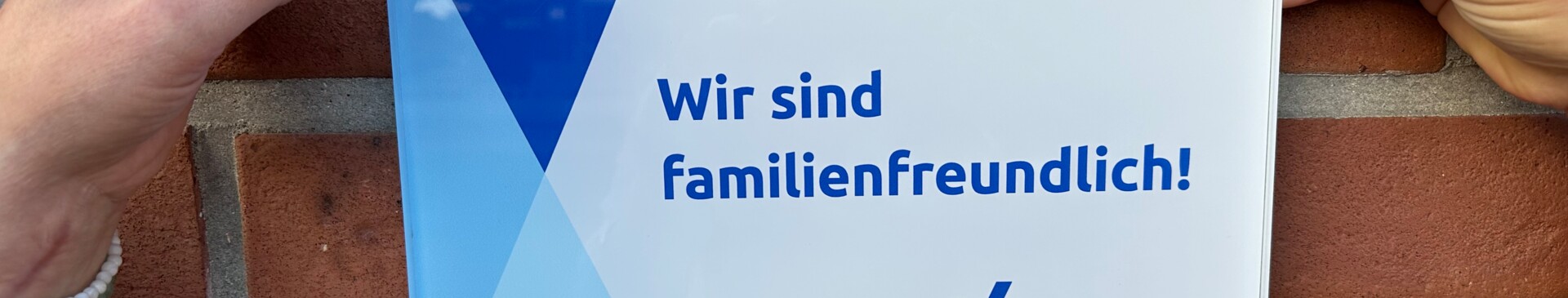 Schild vereinbarkeit eV - Gemeinde Geeste