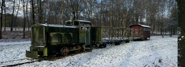 Moormuseum Emsland Lok im Winter - Winterpause Stille Gemeinde Geeste qf