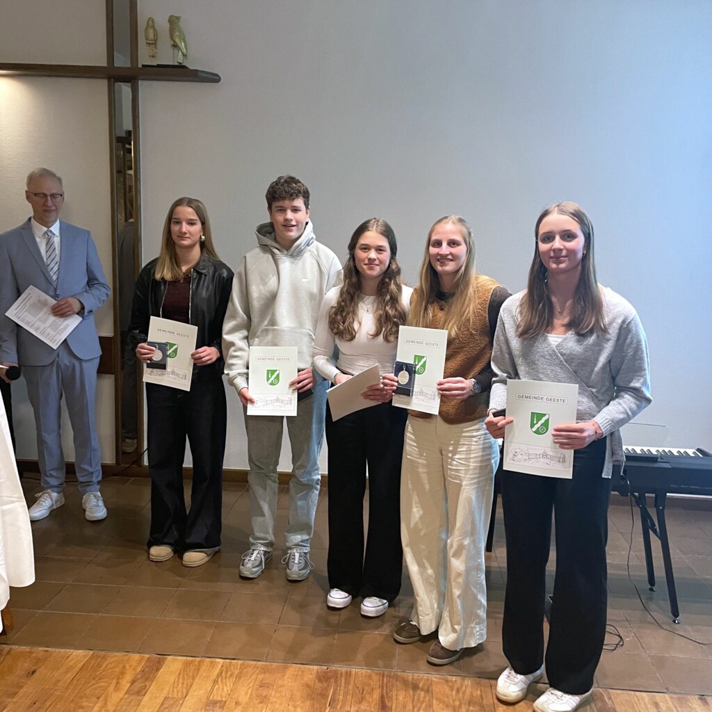 Wasserfreunde Dalum - Ehrung Neujahrsempfang 2026 Gemeinde Geeste web