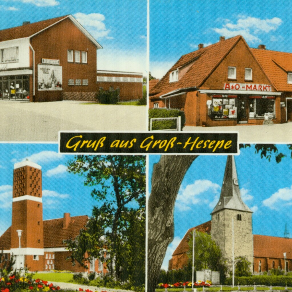 Postkarte - Gruß aus Groß Hesepe - Gemeinde Geeste