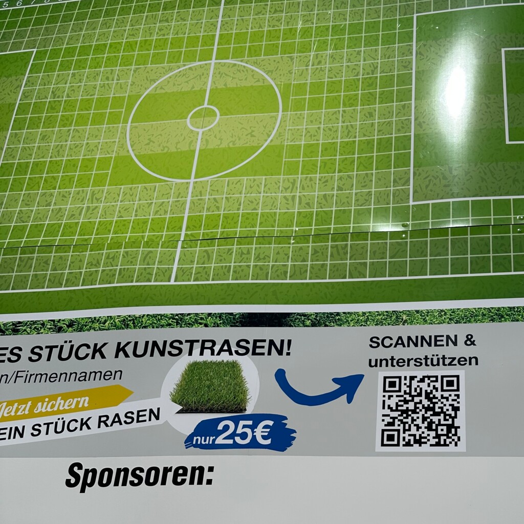Sponsoren gesucht - Kunstrasenplatz in Geeste Dalum ohne