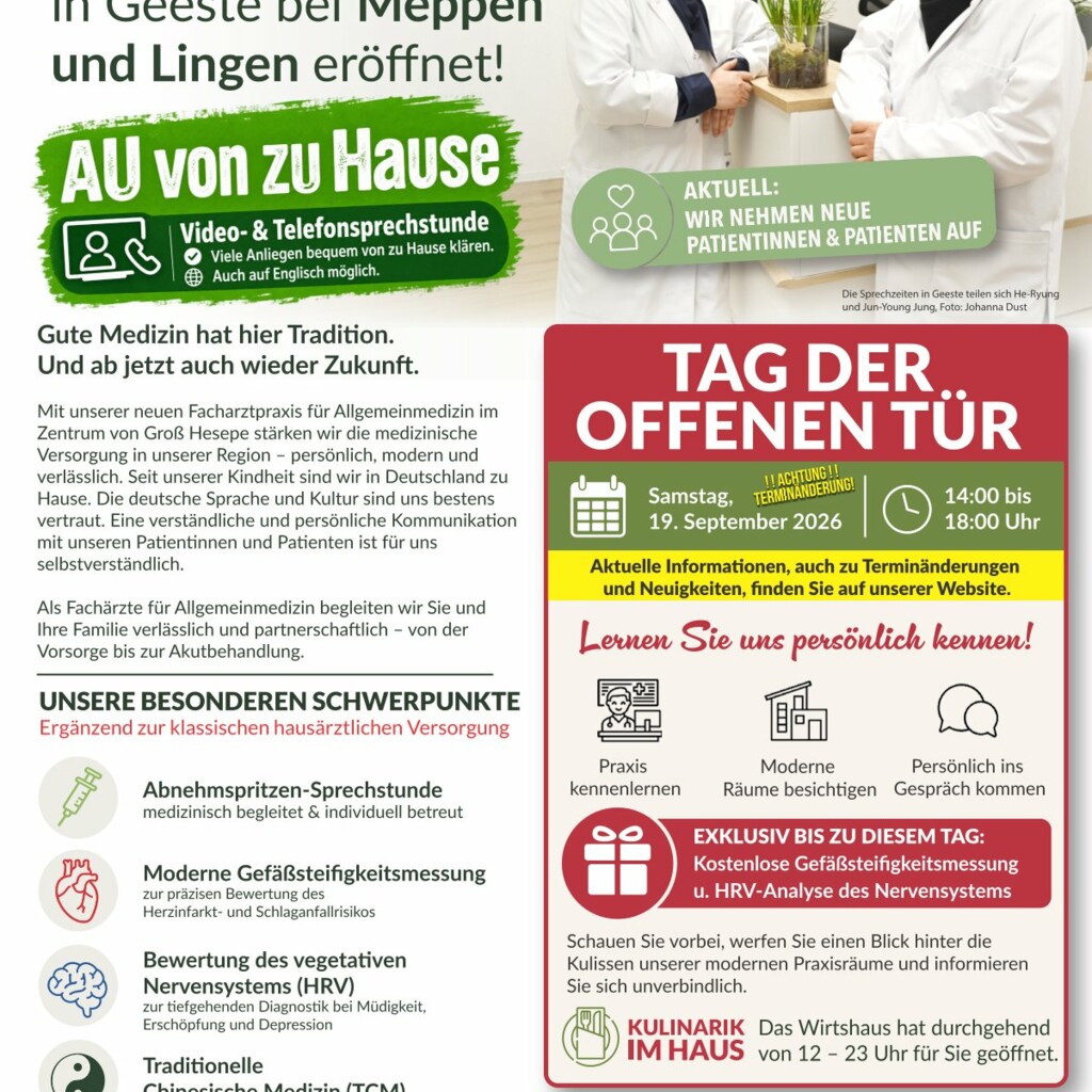Einladung Tag der Offenen Tür Jung