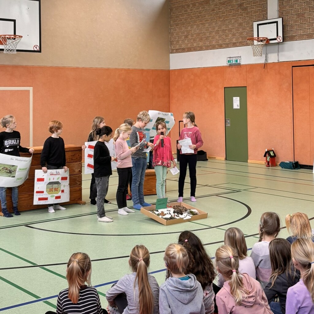 Die Schüler präsentierten ihre Ergebnisse Gebr Grimm Schule Osterbrock