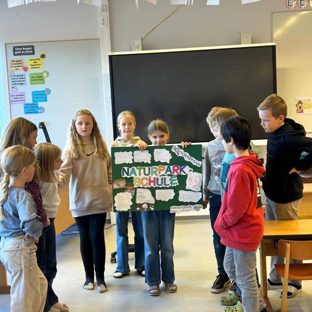 Die Boni-Detektive haben den Naturpark Bourtanger Moor vorgestellt