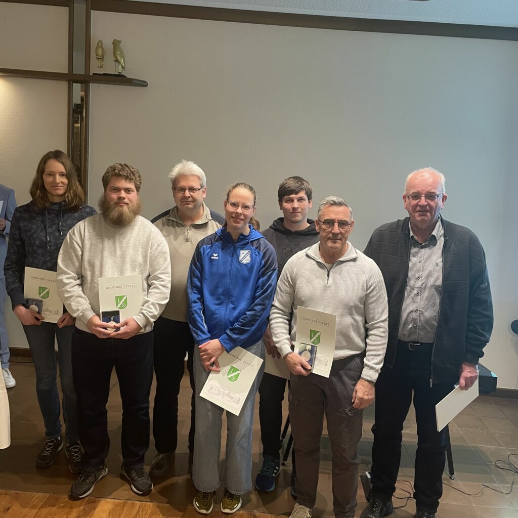 SC Osterbrock Leichtathletik - Ehrung Neujahrsempfang 2026 Gemeinde Geeste web