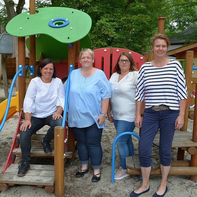 Erzieherinnen Zwergengruppe Pauluskindergarten