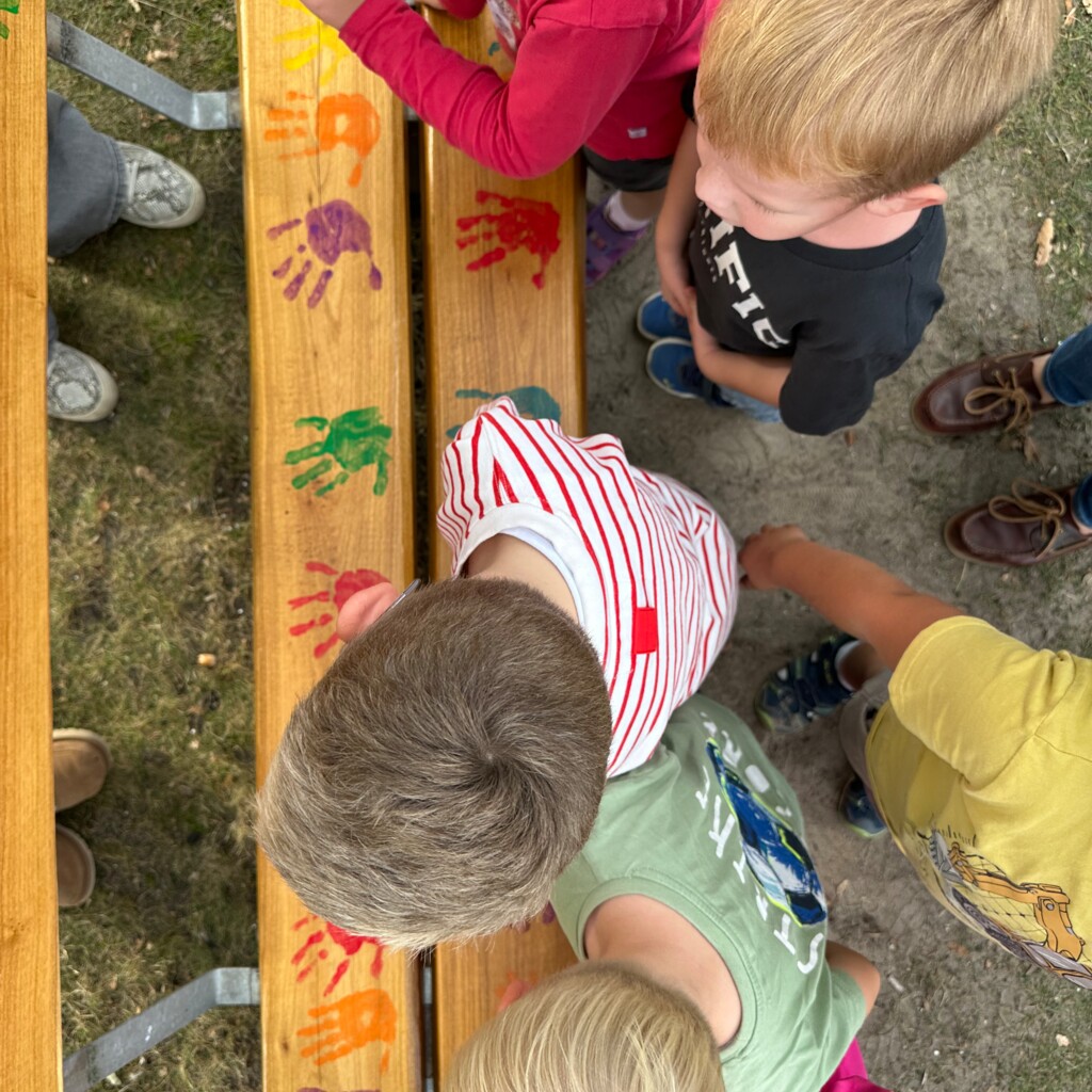 Gemeinschaftspicknick Plauderbank