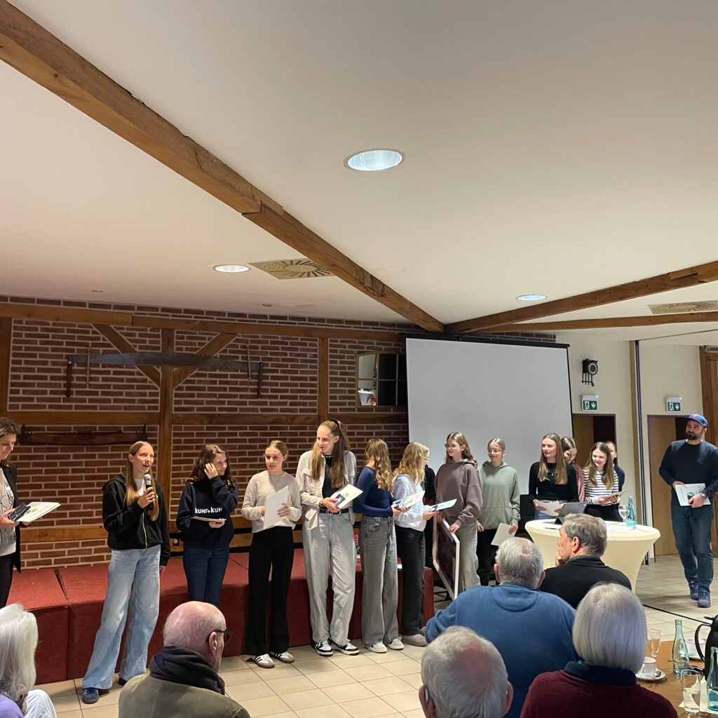 Ehrung JSG Geeste Osterbrock  Fußball Neujahsempfang Gemeinde Geeste 2025