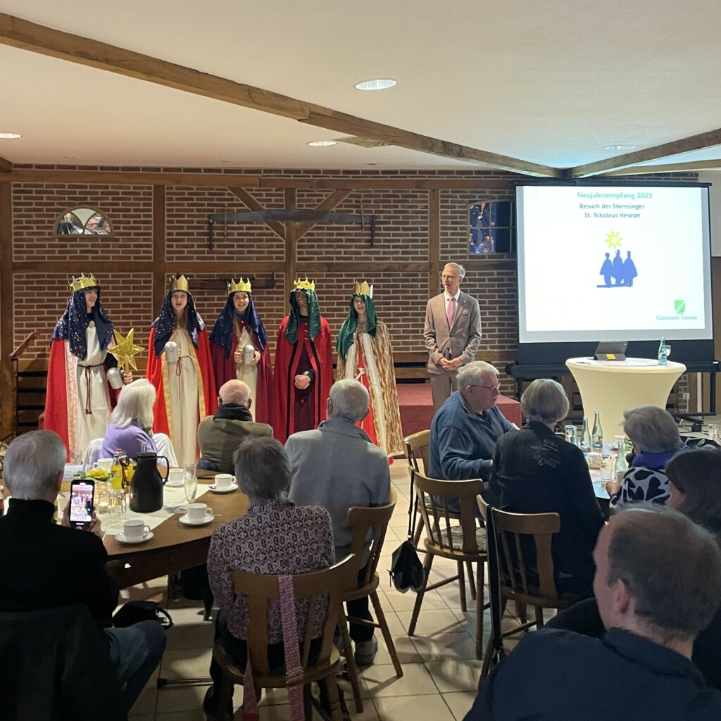 Sternsinger Neujahrsempfang Gemeinde Geeste