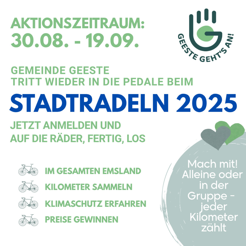Stadtradeln 2025 Gemeinde Geeste