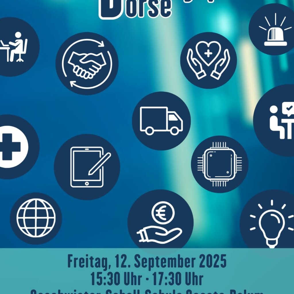 Plakat Ausbildungsplatzbörse 2025 GSS in Dalum