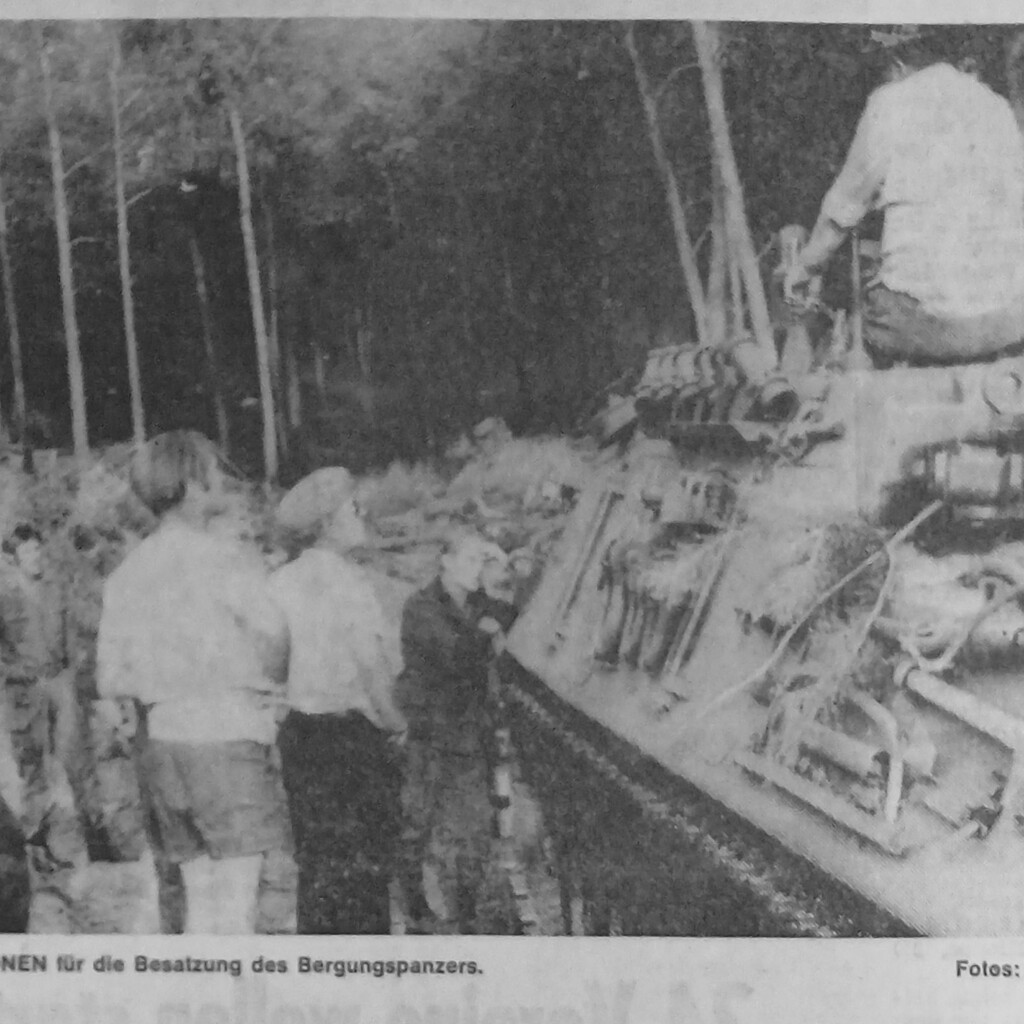 Waldbrand in Varloh 1975