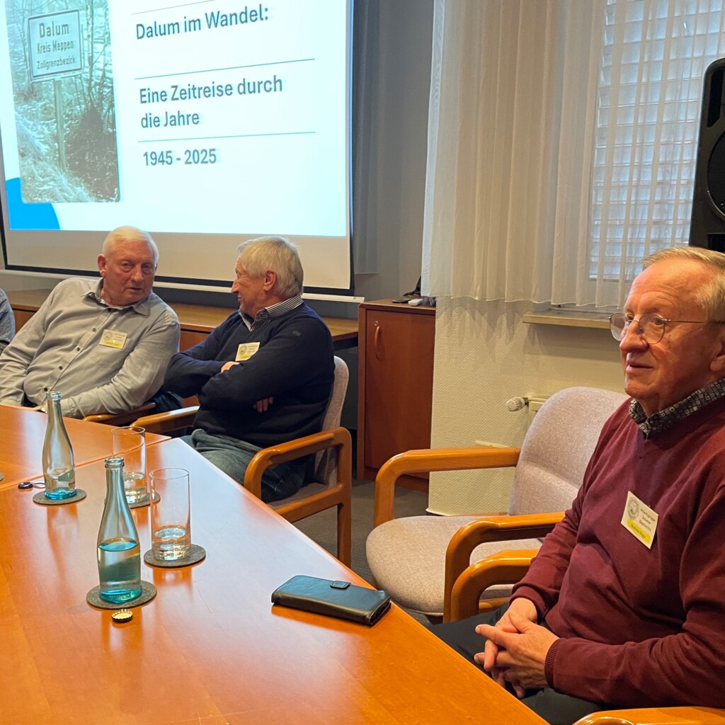 Vortrag Ortskernveränderungen Arbeitskreis Dalumer Geschichte Team 10-2025