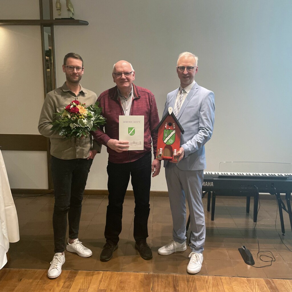 Ehrung Ehrenamt G Vehring Geeste - Neujahrsempfang 2026 Gemeinde Geeste web