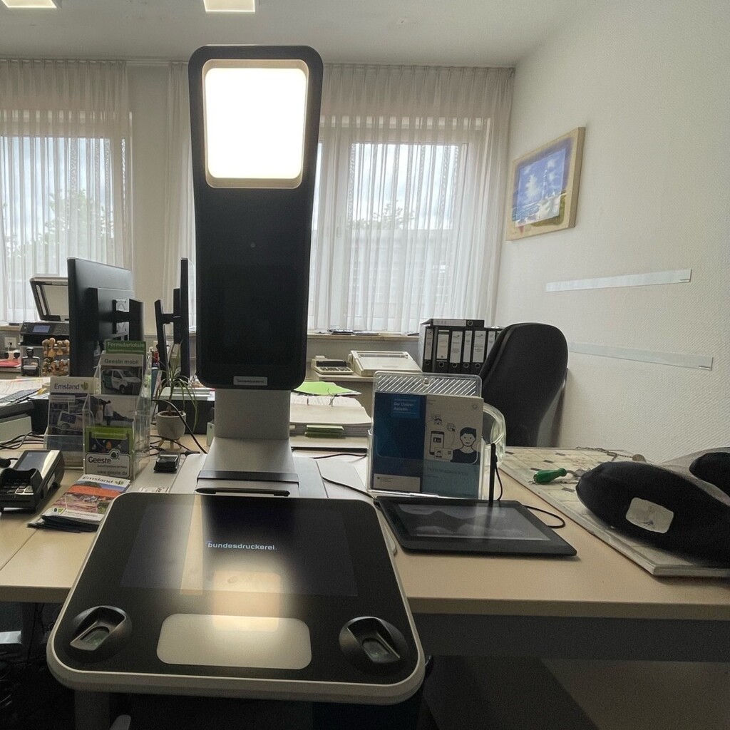 Digitale Passbilder bei der Gemeinde Geeste