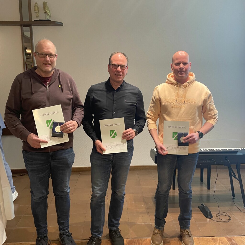 Schützen Osterbrock - Ehrung Neujahrsempfang 2026 Gemeinde Geeste web