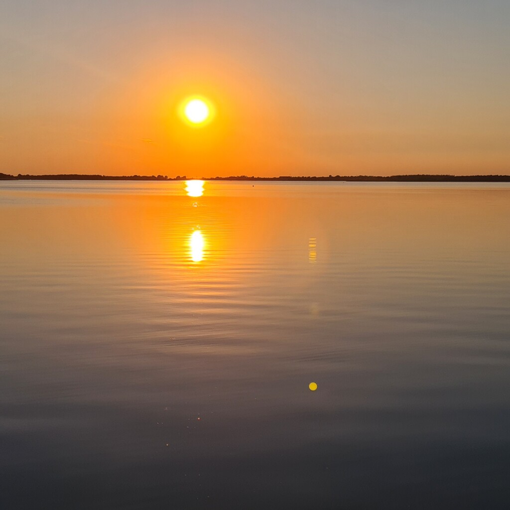 Sonnenuntergang Speichersee