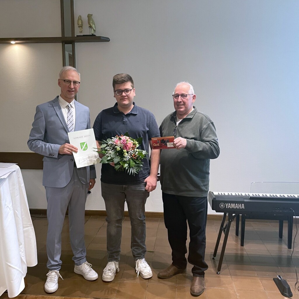 Ehrung Ehrenamt M Wilkens Dalum - Neujahrsempfang 2026 Gemeinde Geeste web