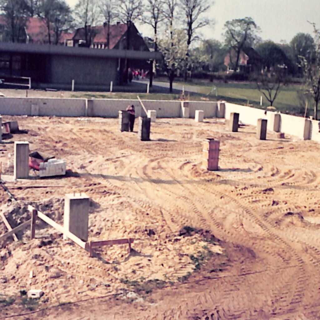 Bau der GSS Schule im Mai 1976 - NOZ - Gemeinde Geeste