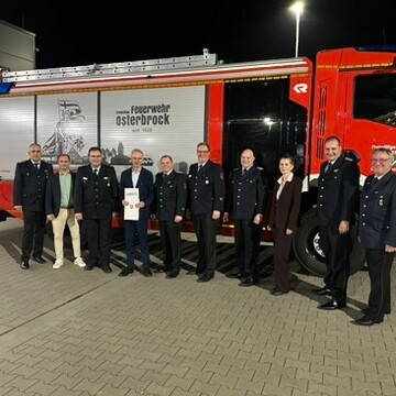 Ehrung Bgm Höke Aufnahme in Alters- und Ehrenabteilung - Freiwillige Feuerwehr Osterbrock