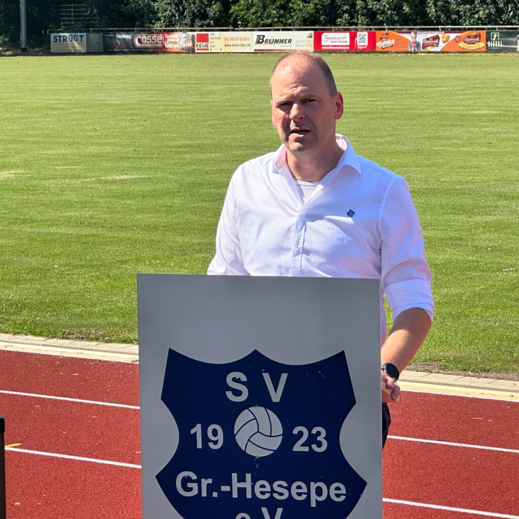 Stefan Fangmeyer SV Gr Hesepe Tartanbahn Juni 2026