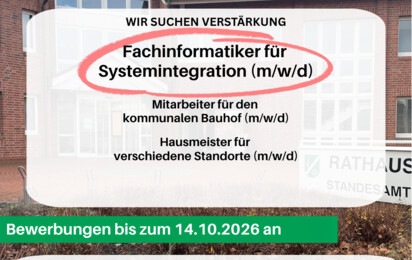Stellenanzeige Fachinformatiker