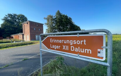 Erinnerungsort Lager XII Dalum - Wegweiser Gemeinde Geeste