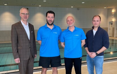 Schwimmhalle Begrüßung Joachim Kuhn – Gemeinde Geeste