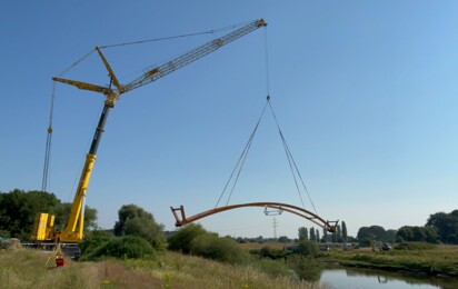 Einhub Fährbrücke Gemeinde Geeste 37