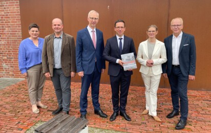 Besuch Minister Mohrs im August 2024 Gemeinde Geeste