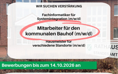 Stellenanzeige Bauhof