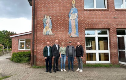 Mosaik Kunstwerk Bonifatius