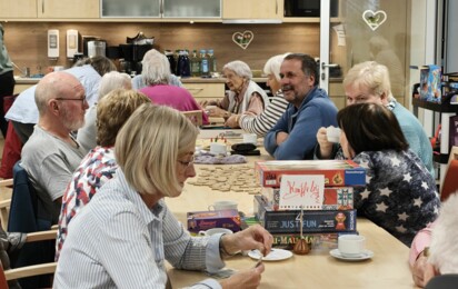 Spielende beim Spielcafé der Freiwilligenagentur Geeste 2025