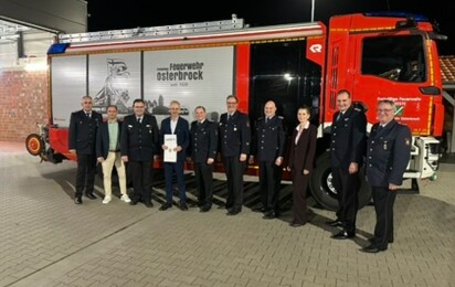Ehrung Bgm Höke Aufnahme in Alters- und Ehrenabteilung - Freiwillige Feuerwehr Osterbrock