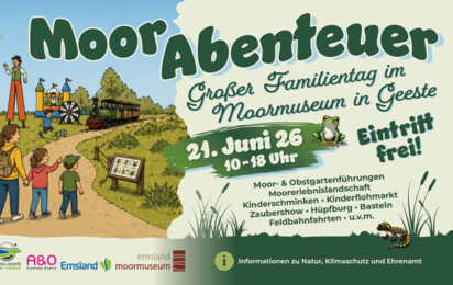 Banner MoorAbenteuer - Familienfest im Moormuseum 2026