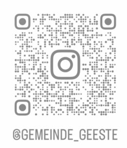 OR-Code Instagram Kanal der Gemeinde Geeste