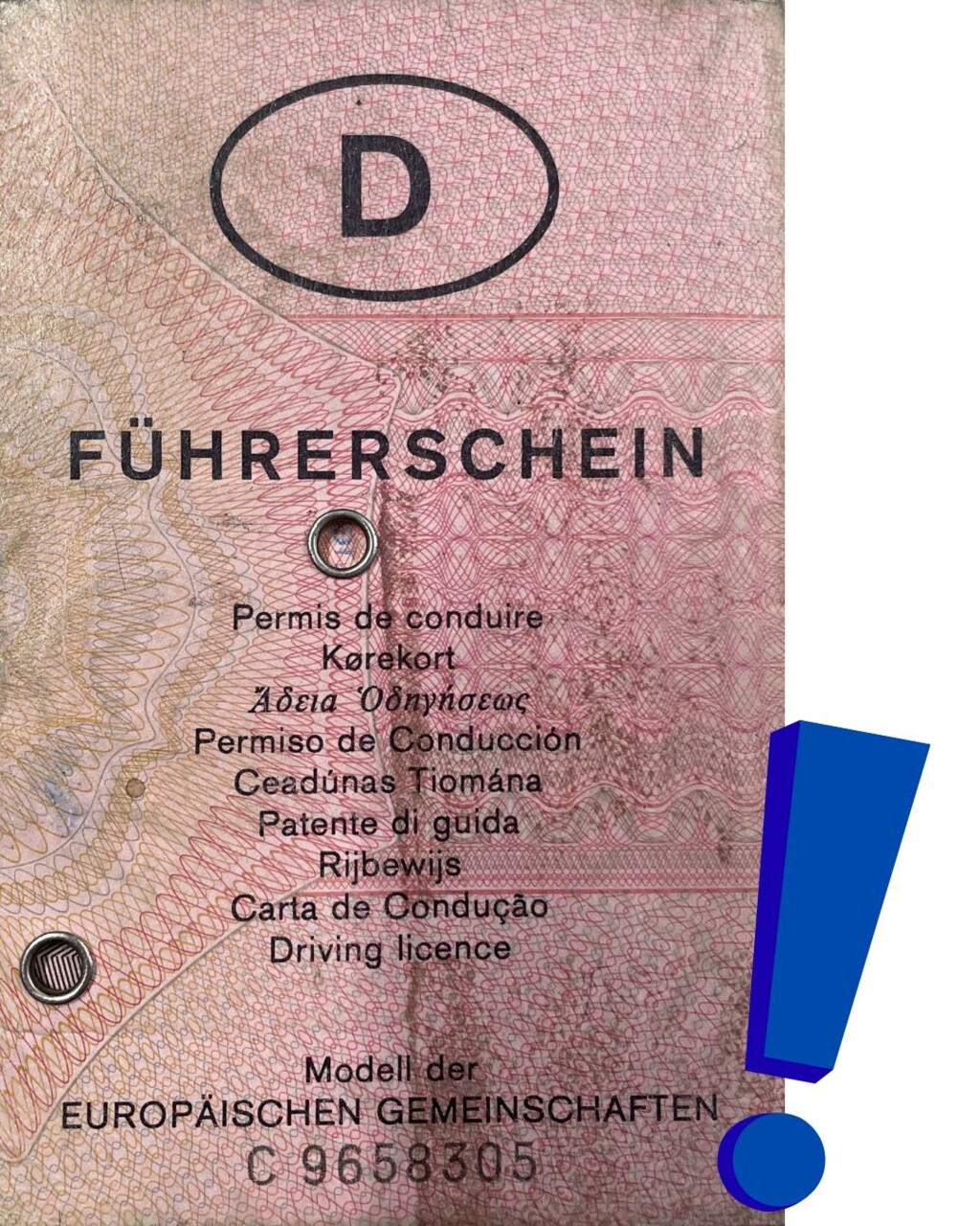 Alter Führerschein