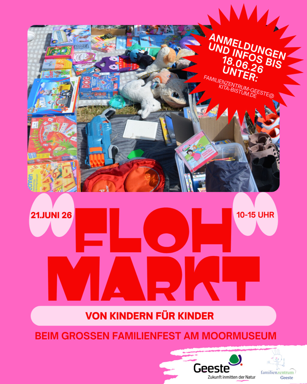 Flohmarkt Anmeldung