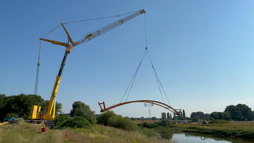 Einhub Fährbrücke Gemeinde Geeste 37