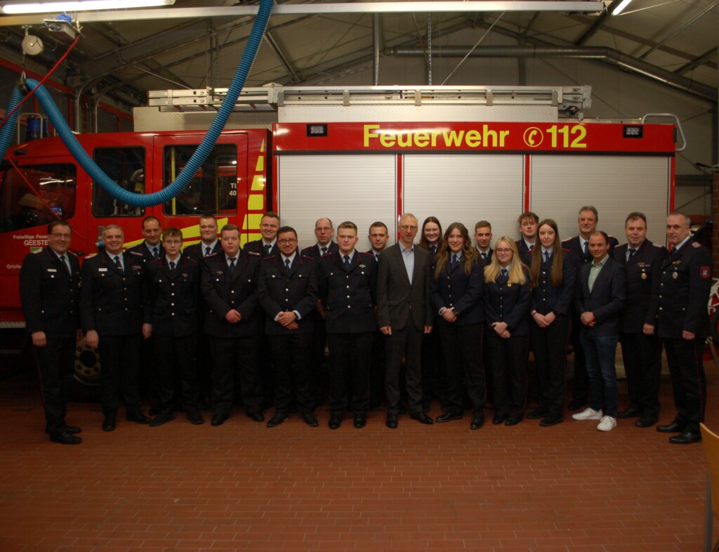 Jahresdienstversammlung Feuerwehr Groß Hesepe