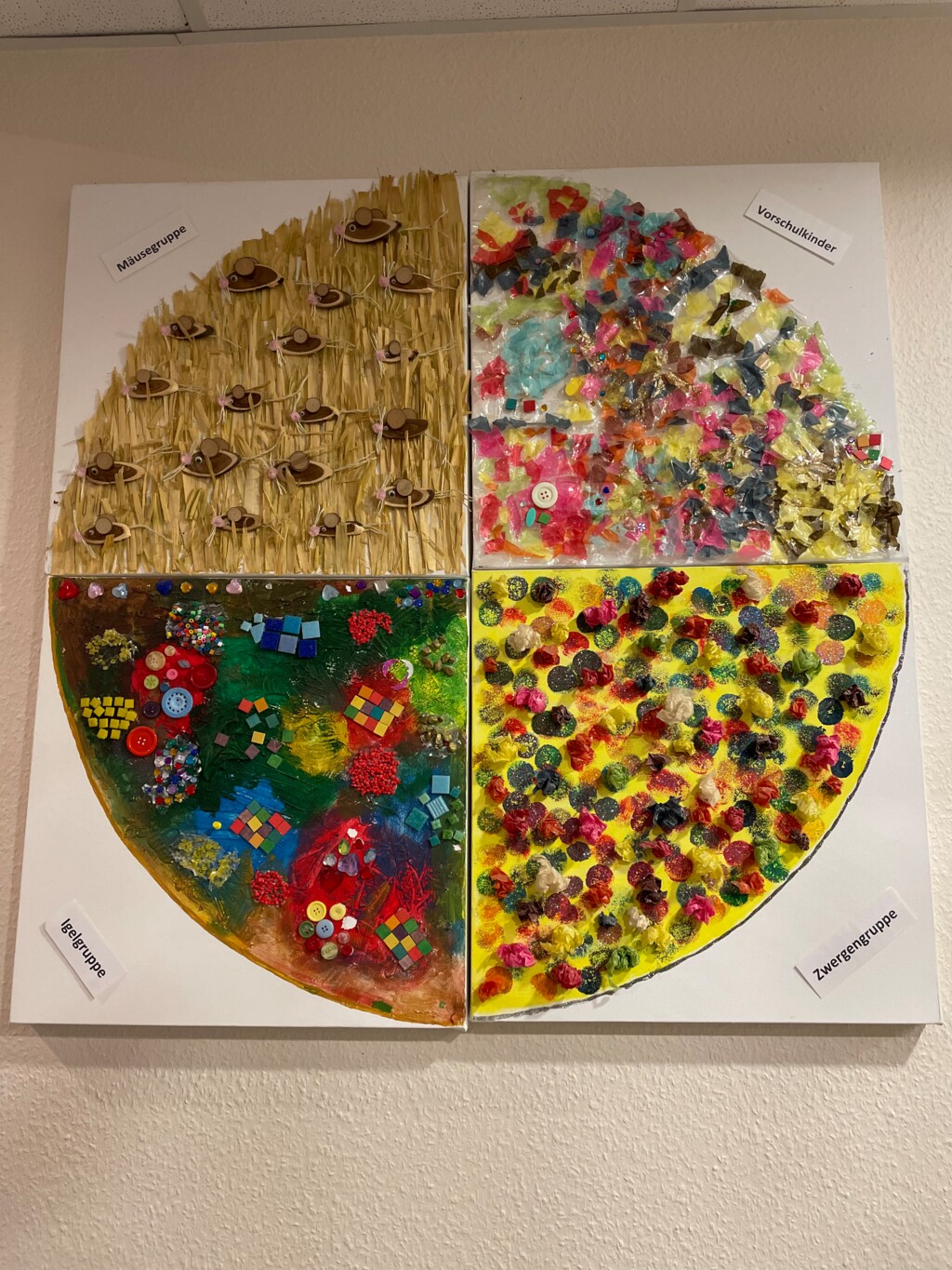 Pauluskindergarten buntes Bild Kreis - Gemeinde Geeste