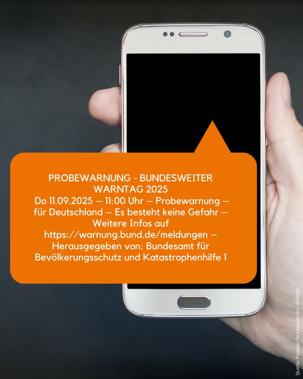 Info Bundesweiter Warntag 2025
